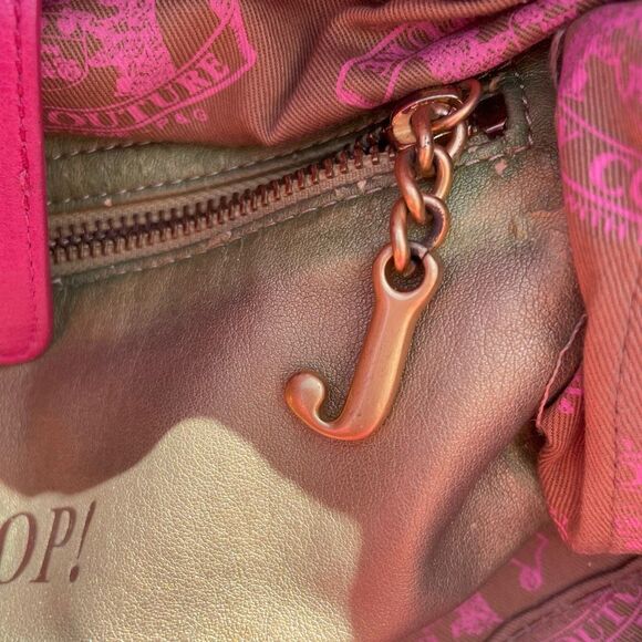 Rare Vintage Juicy Couture Daydreamer green and pink bag Y2K - Picture 13 of 17